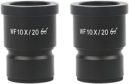 Микроскоп YUXIwang Една двойка WF10X, WF15X, WF20X, WF25X, WF30X, окуляр, съвместим с стереомикроскопом, Широко поле 20 мм, 15 мм, 10