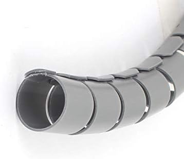 Aexit Фитинги за тръби с диаметър 1 м 3,3 фута, Спирала Оберточные Лента, с Диаметър 15 мм, Кабел Органайзер, Обвивка, Конектори за тръби