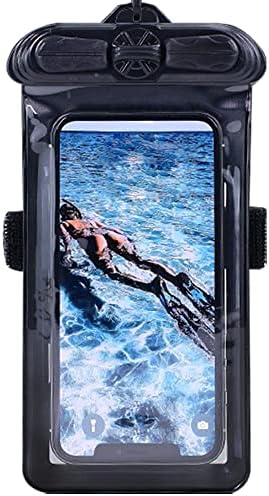 Калъф за телефон Vaxson Черно, Съвместим с водоустойчив калъф Oppo Reno9 Pro/Reno 9 Pro Dry Bag [Без защитно фолио за екрана]