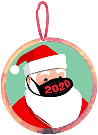 2020 Украсата На Коледно Облекло За Лице, Украшающая Елха Дядо Коледа, Коледен Венец За Дома, Работеща С Батерии 9 Фута