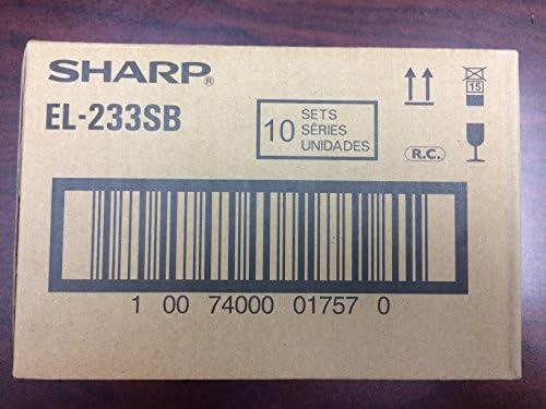 Калкулатор Sharp EL233SB 10 в опаковка EL233SBX10, Бял
