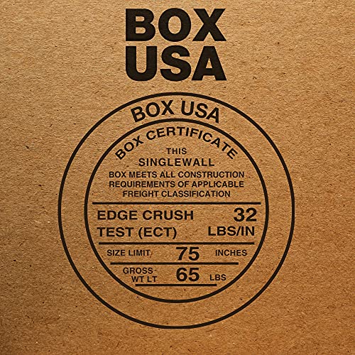 BOX USA 15 Опаковки Дълги Кутии от велпапе, 40 L x 14 W x 14 H, Изработка, Доставка, Опаковане и преместване