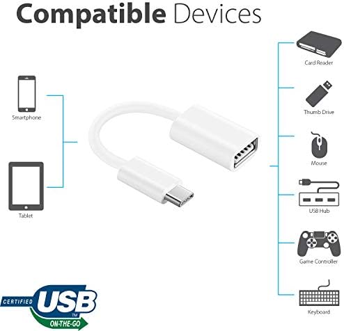 Адаптер за USB OTG-C 3.0, съвместим с вашето устройство Philips TAT1235RD /97, осигурява бърз, доказан и многофункционално използване