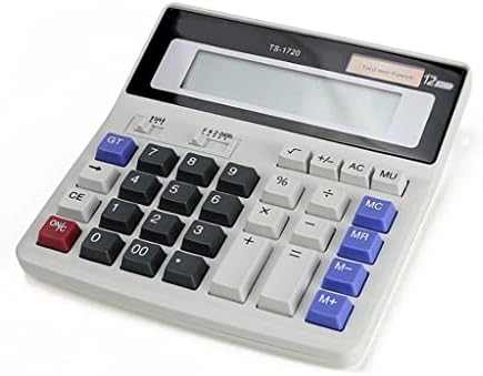 SDFGH 12 Цифров Настолен Калкулатор с Големи Бутони Финансов Бизнес Счетоводен Инструмент Големи Бутони Докосване на Клавиатурата, за