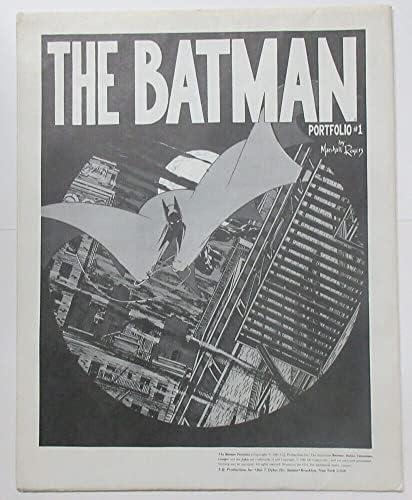 ① Портфолио на Батман №1 Маршал Роджърс 1981 година, пълноцветен запечатани Жокера, е необичайно