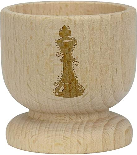 Дървена чаша за яйца Azeeda Royal шахматна фигура (EC00022606)