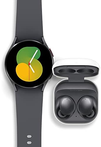 SAMSUNG Galaxy Watch 5 + Рецептори 2 в комплект, 40 mm умен часовник LTE с функция за проследяване на състоянието на тялото, здраве,